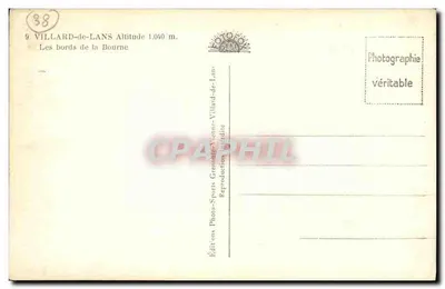 Villard-de-Lans — De oevers van de Bourne — Edities Photo-Sports Grenoble-Vienne — Achterkant