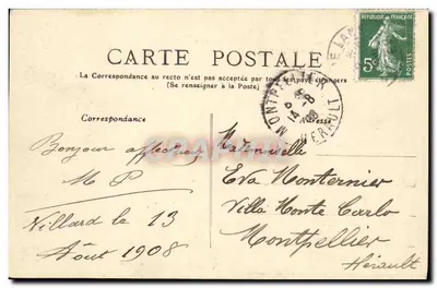 Wąwozy Engins — Trasa z Grenoble do Villard-de-Lans — C. Arrige Wyd. Aillencourt (Aubenas) — Rewers