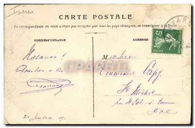 Allevard-les-Bains — A Ponta do Mundo, A Ponte — Coleção Artística Sayn — Verso