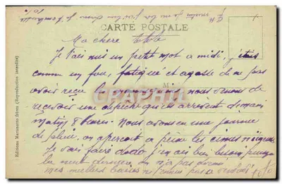 Les Grands Goulets - Most Vernaison — Wydawnictwo Martinotto Frères, n°61 — Rewers