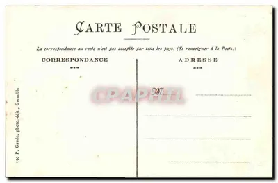 Sassenage — Wielka Skocznia Furon — P. Gaude, wydawca fotograficzny, Grenoble — Rewers