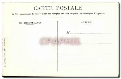 Vizille — Het Kasteel Lesdiguères — P. Gaude, fotograaf-uitgever, Grenoble — Achterkant