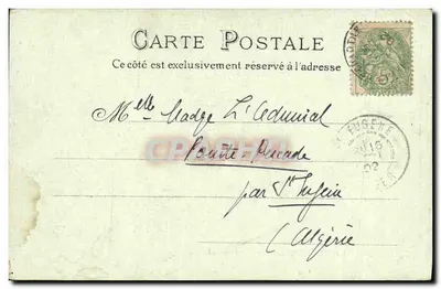 La Chartreuse — O Mosteiro — L.M. — n°456 — editor CADAP & Cie — Verso