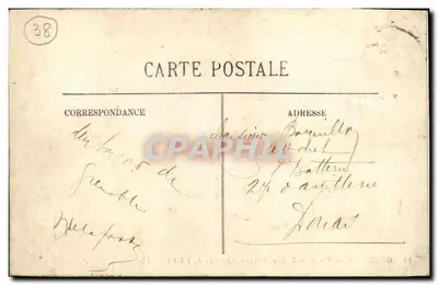 Grenoble — ogólne widok i Mouche­rotte z Fortu Rabot — LL. — Rewers