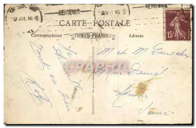 Grenoble — Vista geral — Igreja de Santa Maria de cima e as Alpes — LE DAUPHINÉ, n°61 — Verso