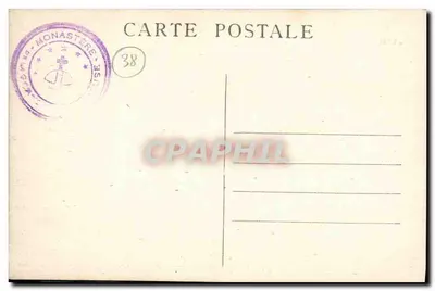 Dauphiné — Mosteiro da Grande-Chartreuse — O Refeitório — Editor CI. n°43 — Verso