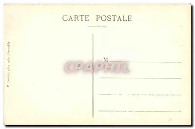 Le Guiers i Fourvoirie — Droga do Chartreuse — Dauphiné — nr 530 — Rewers
