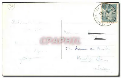Grande Chartreuse — Entrée du Monastère — Carte postale ancienne — Verso