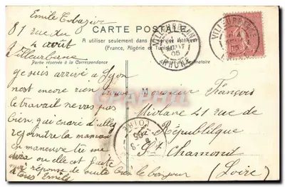 Most St Bruno — Trasa Grande-Chartreuse — Papeterie des Alpes, Fug., Robert, Grenoble. — Rewers