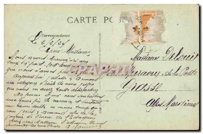 Bauphiné — Grande Chartreuse — Le Courrent e o Grand-Som (2033 m) — O.J. Haffert, Grenoble — Verso