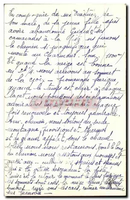 De Col de Porte — Karavaan van Snelrijders die opklimmen naar het Charmant Som — n° 578 — Achterkant