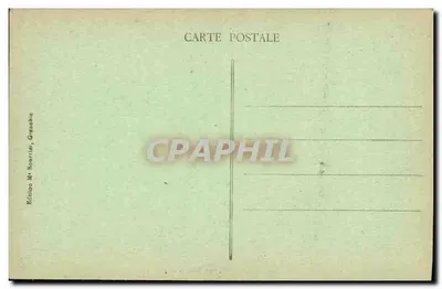 Grenoble - La Tronche, os Quais e o Santo Eynard — Edição M. Bonvict, Grenoble — Verso