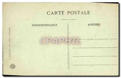 Grenoble — La Tronche e o St-Eynard — 430. GAUDE, fot.-edit. - Grenoble — Verso