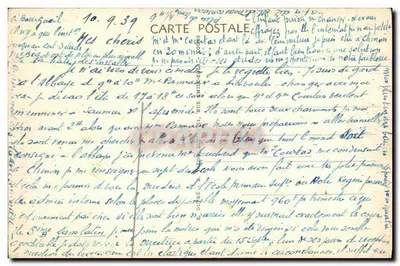 Chinon (Indre-et-Loire) — Ruiny Zamku (Mon. Hist.) — A.P. — Rewers