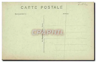 Chinon (Indre-et-Loire) — Torre de Boissy — vista geral — A. Papeghin, Tours — Verso