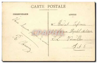 Zamek AMBOISE (I.-et-L.) — dawniej rezydencja królewska (XV i XVI w.) — Charles VIII urodził się w 1470 — Plaque Lumières, seria Luxe I.R.N., nr 20 — Rewers