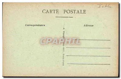 Loches (I.-et-L.) — Plac Rynek i ulica Republica — A. P. — Rewers
