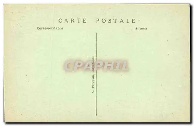Azay-le-Rideau (Indre-et-Loire) — Kasteel — Bed van de koninklijke kamer — A.P. — Achterkant