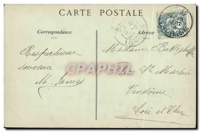 Luynes, o Castelo e o Povoado — Environs de Tours — Coleções ND Phot, n° 163 — Verso