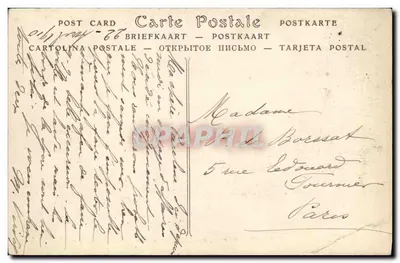 Tours — Katedra św. Gatiana (XII–XVI w.) : fasada zachodnia i transept południowy ; plac i plac Emile-Zola — ND Pbot. — Rewers