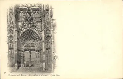 Portal da Calende — Catedral de Rouen — ND Phot