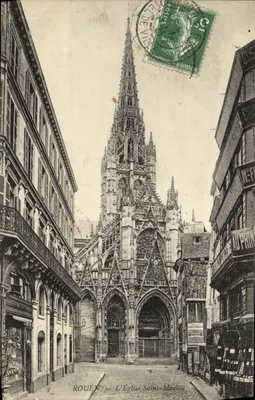 Rouen — A Igreja de Saint-Maclou — Editor não identificado, n°9