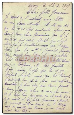 Rouen — Vista geral tirada da Côte Sainte-Catherine — Visé Paris n° 186 — Verso
