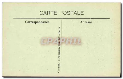 Paris - O Dôme dos Invalides e os novos Jardins — Cormaunt & Papeghin, Paris, n° 278 — Verso