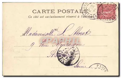Sala dos Deputados — Paris — L. J. & Cie, Angoulême-Paris — Verso