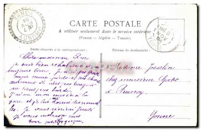 Parigi - La Porta Saint-Denis — vista architettonica — editore Bachel — Verso