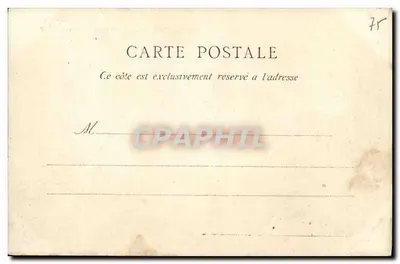 Paris — Bois de Boulogne — Moulin de Longchamp — anonymer Verleger, Nr. 445 — Rückseite