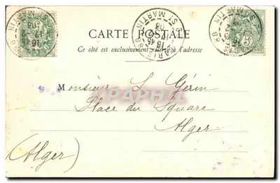 Paris — Der Tuileries-Garten — Der Bassin — anonymer Verlag, Nr. 258 — Rückseite
