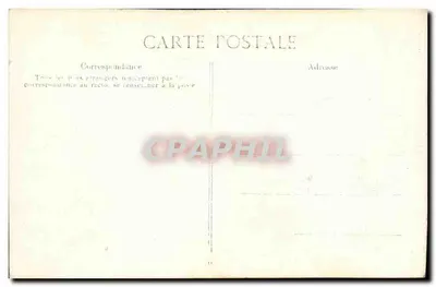 Parijs - Brug au Change — Overstroming van de Seine — 28 Januari 1910 — Uitgever E.D. — Achterkant