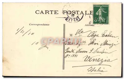 Hotel Ronceray — Boulevard Montmartre — Editor R. Parole — Verso