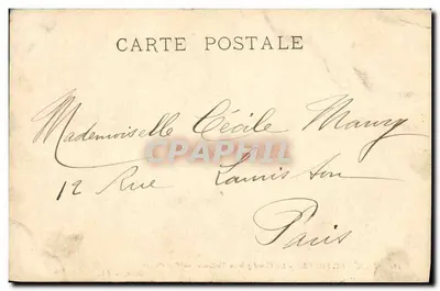 Um Canal gelado na Holanda — Van Ostade — Escola Holandesa — LL. Anceintly — Verso