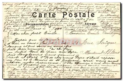 PARYŻ (XIV arrondissement) – Park Montsouris (Artystyczny) - Kiosku muzyki — Rewers
