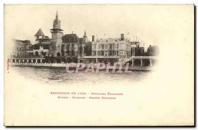 Exposição de 1900 - Pavilhões Estrangeiros - Bósnia - Hungria - Grã-Bretanha — A. TIGER POUR
