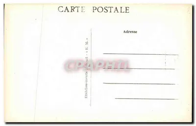 Souvenir Porte-Bonheur z Sèvres — Wydawca E. M., n° 4001 — Rewers