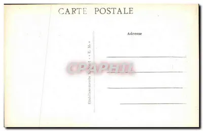 Souvenir Porte-Bonheur de Sèvres — Wydawca E. M., nr 4001 — Rewers