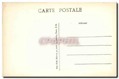 Paryż — Avenue de la Porte-Brunet — E.M. — Rewers