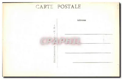 Souvenir Porte-Bonheur de Sèvres — Editor E. M., n° 4001 — Verso