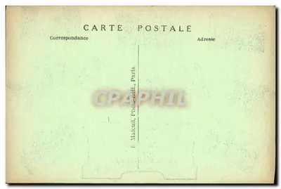 Souvenir de Montrouge — E.M. — Wydawca F. Malcuit, Paryż — Rewers