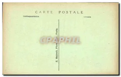Uma flor de pensamento de Montrouge — E.M. — E. Malecuit, Paris — Verso