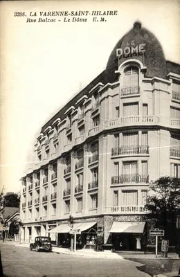 La Varenne-Saint-Hilaire — Rue Balzac — Hotel Le Dôme — E.M. n°3398