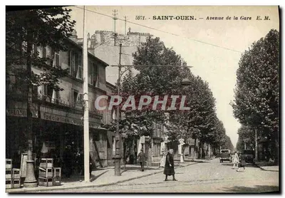 Saint-Ouen — Avenue de la Gare — E. M. n° 5971