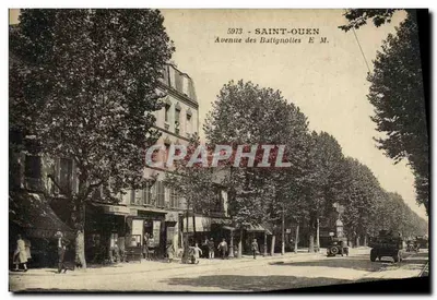 Saint-Ouen — Avenue des Batignolles — Editor E.M. n°5973
