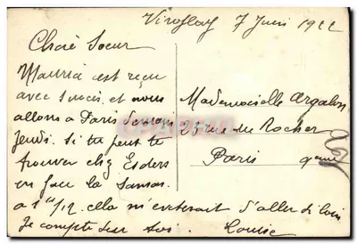 Arco do Triunfo — Paris — editora desconhecida, número de série não visível — Verso