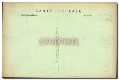 Lembrança de Montrouge — coleção de 8 cartas postais — E.M. — Verso