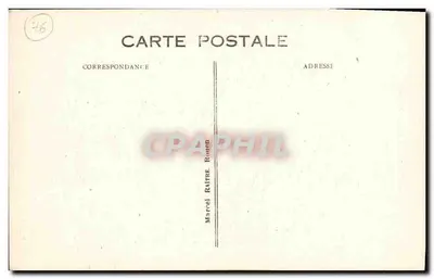 Rouen — Igreja de São Ouen — Editor Raittre, n° 61 — Verso