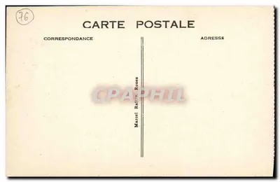 Z Rouen do Havre na pokładzie "Félix-Faure" — przejazd przez TRAIT — B.D. n°15 — Rewers